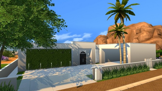 Sims 4 643 Hillside Drive house at Beverly Hills Sims