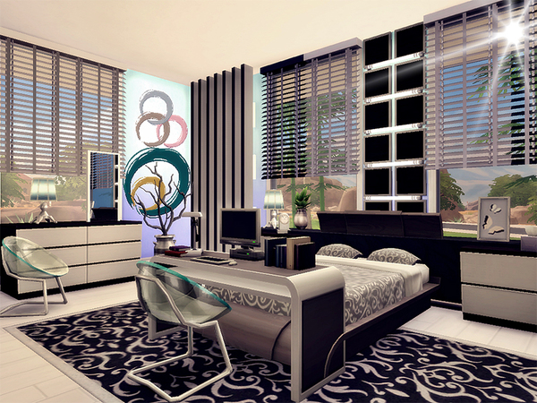 Sims 4 ULTRA MODERNA house by Moniamay72 at TSR