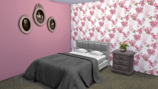 Sims 4 Flowers with Complementary Colors Wallpaper Collection by sistafeed at Mod The Sims