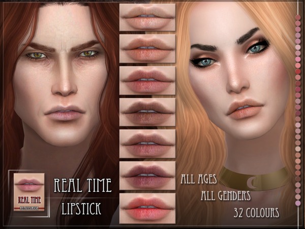 Sims 4 Real time lipstick by RemusSirion at TSR