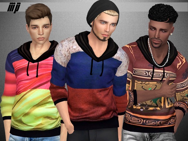 Sims 4 MP Male Fashion Sweatshirt by MartyP at TSR