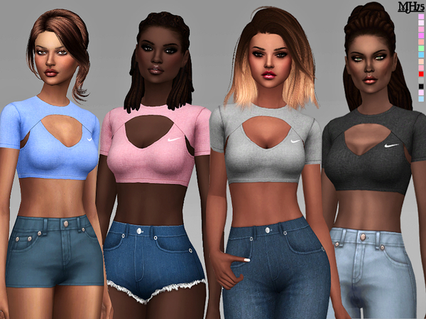 Sims 4 Be True Tops by Margeh 75 at TSR