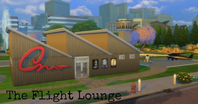 Sims 4 The Flight Lounge by Innamode at Mod The Sims