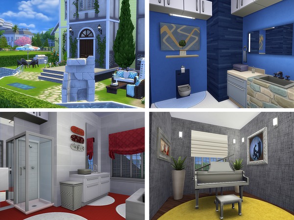 Sims 4 Magnolia House by lenabubbles82 at TSR