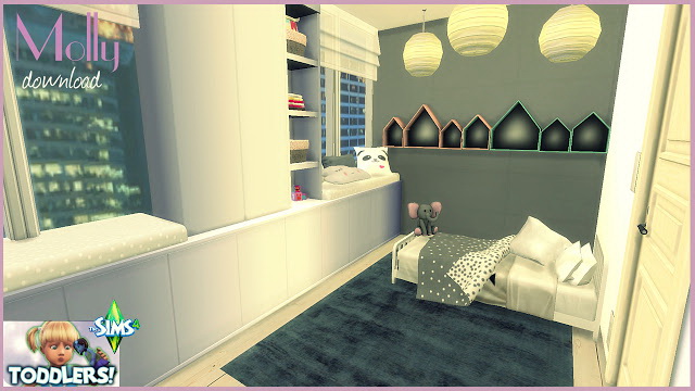 Sims 4 Molly toddler bedroom by Rissy Rawr at Pandasht Productions