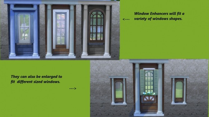Sims 4 Window Enhancers by Snowhaze at Mod The Sims