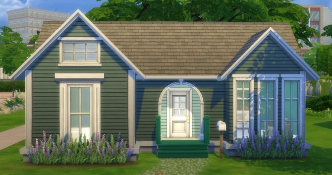 Sims 4 Starter Home The Green Room by Innamode at Mod The Sims