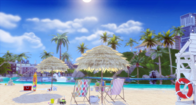 Sims 4 Tropical Beach at Lily Sims