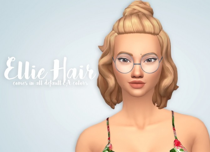 Sims 4 Ellie Hair at Ivo Sims