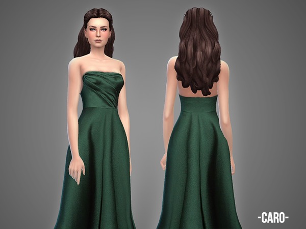 Sims 4 Caro gown by April at TSR