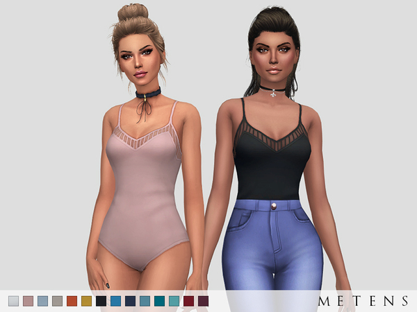 Sims 4 Hannah Bodysuit by Metens at TSR