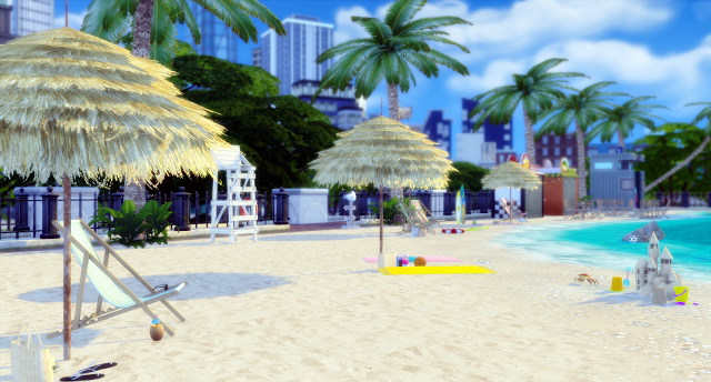 Sims 4 Tropical Beach at Lily Sims