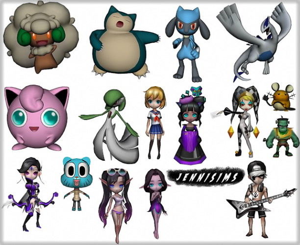 sims 4 mods clutter pokemon