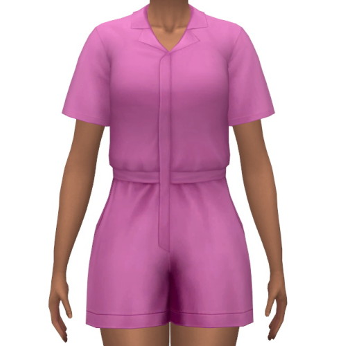 Relaxed Romper Set by leeleesims1 at SimsWorkshop » Sims 4 Updates