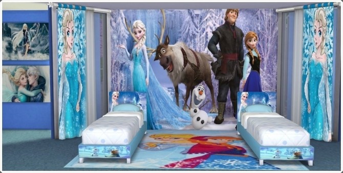 Sims 4 Kids Room Joyce Frozen at Louisa Creations4Sims