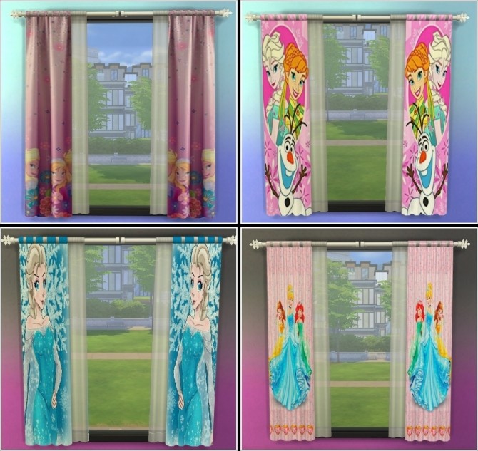 Sims 4 Kids Room Joyce Frozen at Louisa Creations4Sims