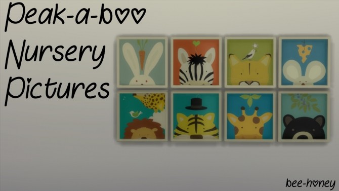 Sims 4 Peak a boo Nursery Pictures by bee honey at SimsWorkshop