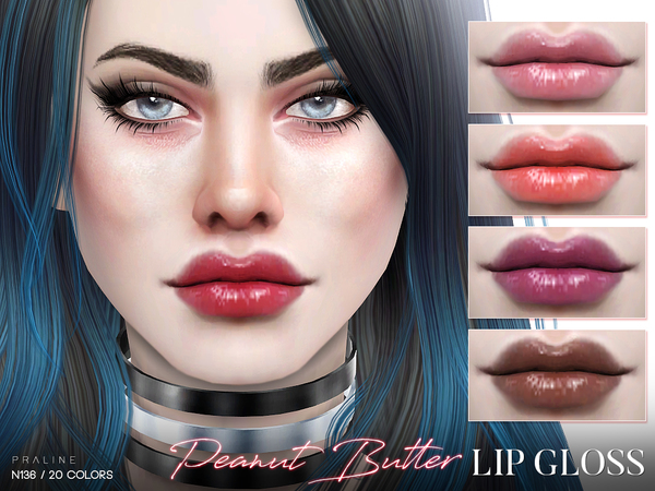 Sims 4 Peanut Butter Lip Gloss N136 by Pralinesims at TSR
