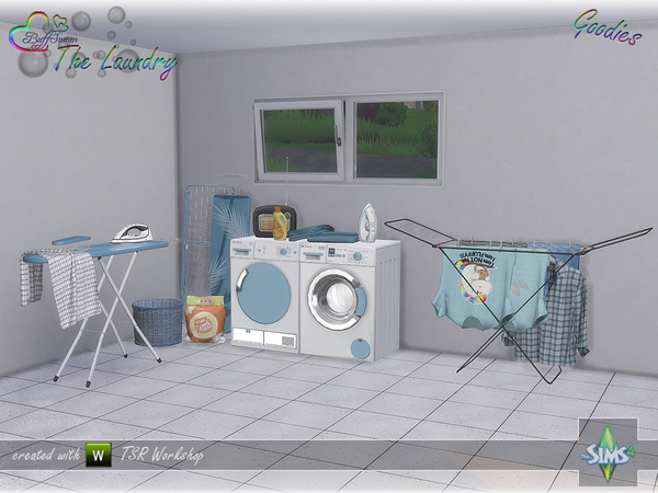 Sims 4 The Laundry Goodies by BuffSumm at TSR