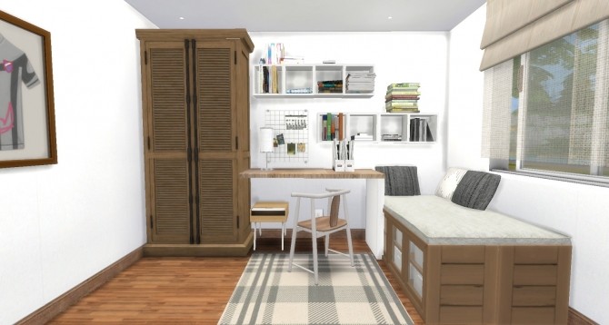 Sims 4 Ryan minimalist kids bedroom at Pandasht Productions