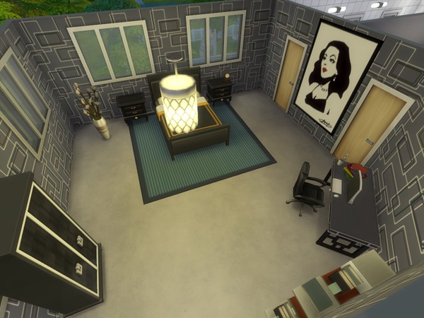 Sims 4 Fractalia house by Sunpowder at TSR