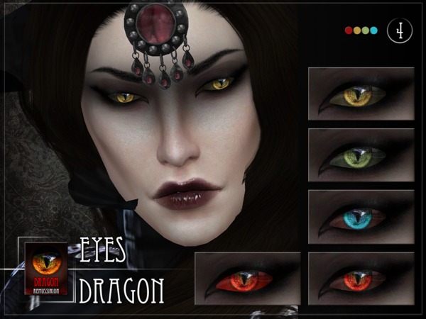 Sims 4 Dragon Eyes by RemusSirion at TSR