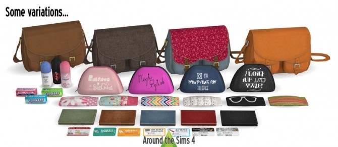 Sims 4 Handbag clutter Summer at Around the Sims 4