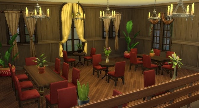 Sims 4 Tortuga Bay Restaurant by ArtyCutie at Mod The Sims
