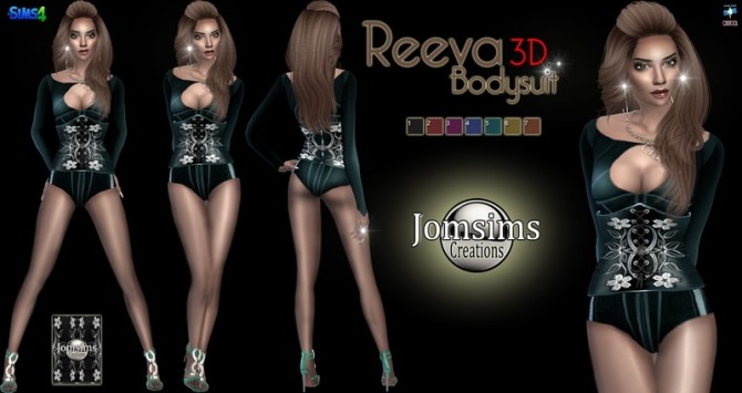 Sims 4 Reeva bodysuit at Jomsims Creations