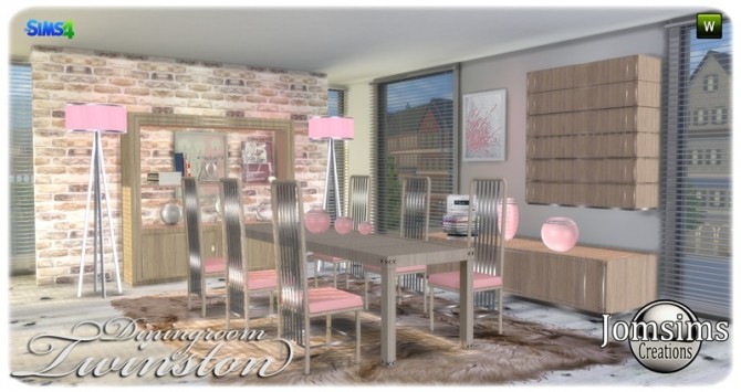 Sims 4 Twinston diningroom at Jomsims Creations