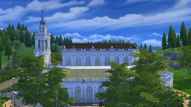 Sims 4 The Cathedral of the Holy Trinity Dresden by Glouryian at Mod The Sims