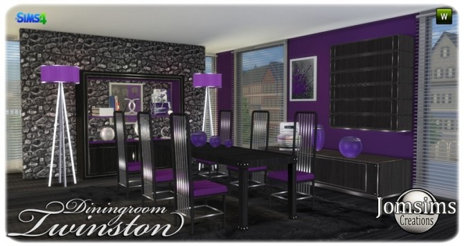 Sims 4 Twinston diningroom at Jomsims Creations