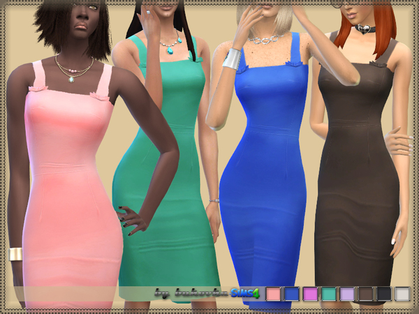 Sims 4 Summer Dress by bukovka at TSR