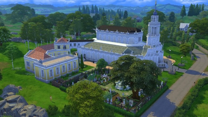 Sims 4 The Cathedral of the Holy Trinity Dresden by Glouryian at Mod The Sims