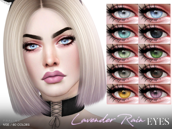 Sims 4 Lavender Rain Eyes N135 by Pralinesims at TSR