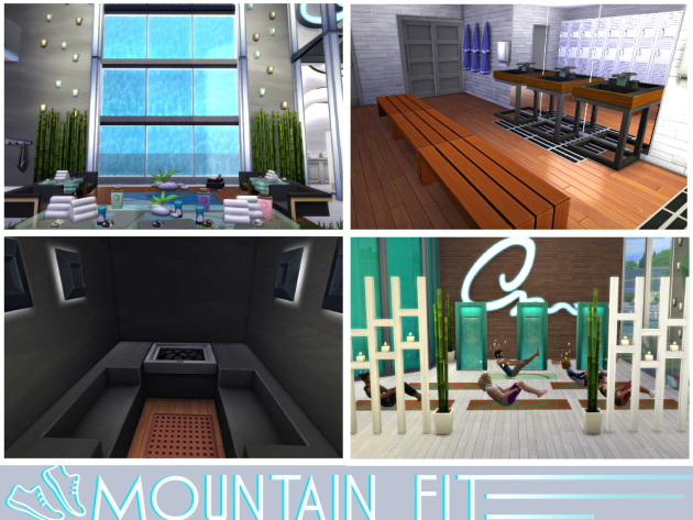 Sims 4 Mountain Fit house by Waterwoman at Akisima