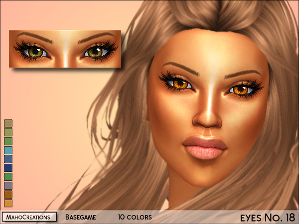 Sims 4 Eyes no 18 by MahoCreations at TSR