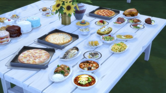 Sims 4 Food Texture Overhaul by yakfarm at Mod The Sims