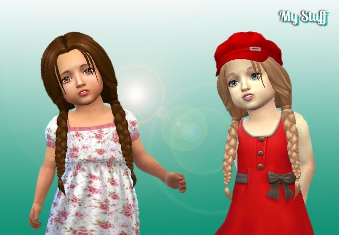 Sims 4 Maddison Hair for Toddlers at My Stuff