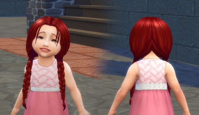 Sims 4 Maddison Hair for Toddlers at My Stuff