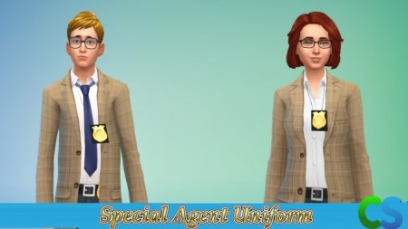 Special agent uniform by novalpangestik at Mod The Sims