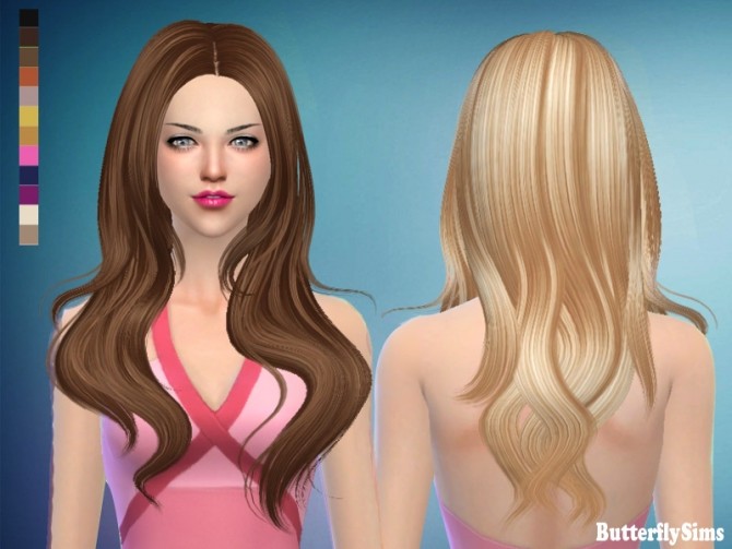 Sims 4 B fly Hair AF 186 No hat by YOYO (free) at Butterfly Sims