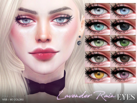 Lavender Rain Eyes N135 by Pralinesims at TSR » Sims 4 Updates