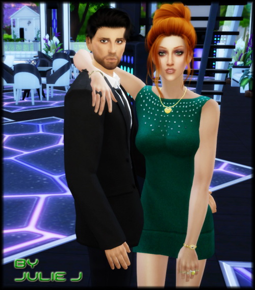 Sims 4 Female Sparkly Dress at Julietoon – Julie J