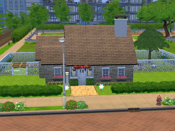 Sims 4 Sleek Starter Home by TheFabulousPearl at TSR