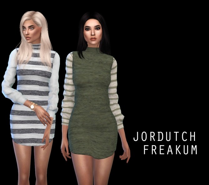 Sims 4 Jordutch Freakum dress at Leo Sims