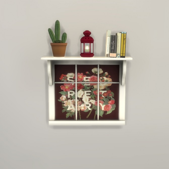 Sims 4 Painting Shelf at Leo Sims