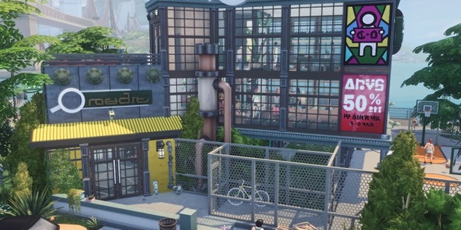 Sims 4 THE OLD SALT HOUSE GYM at Picture Amoebae