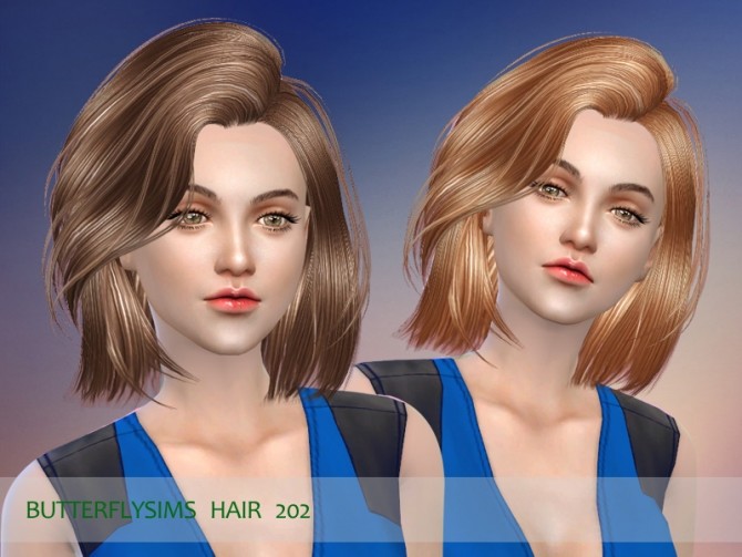 Sims 4 Hair 202 by Yoyo (Pay) at Butterfly Sims