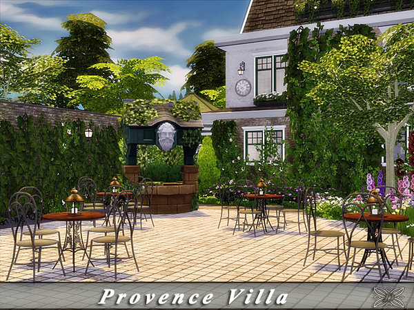 Sims 4 Provence Villa by Danuta720 at TSR